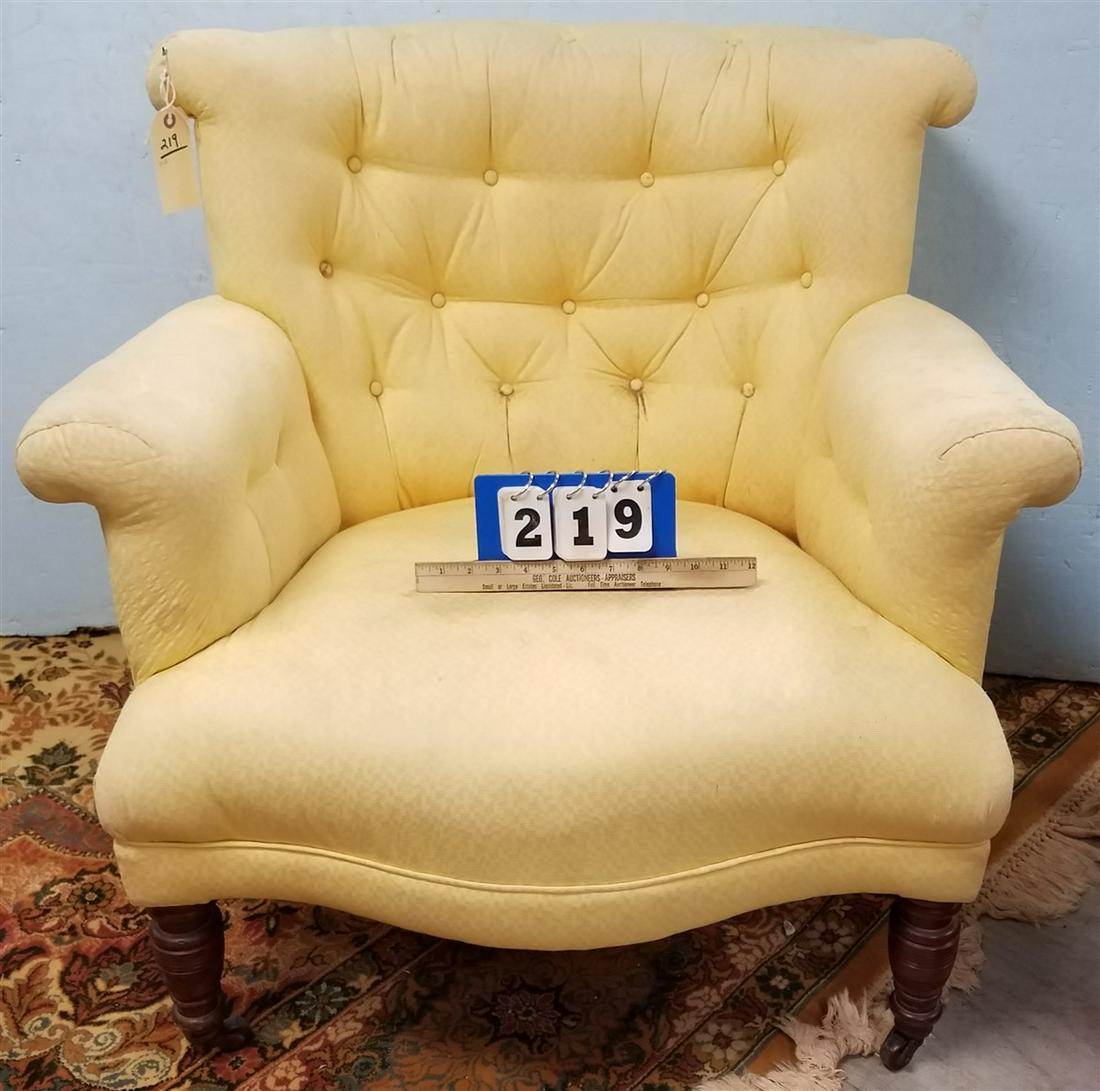 VICT. UPHOLS. CLUB CHAIR (1 of 3)