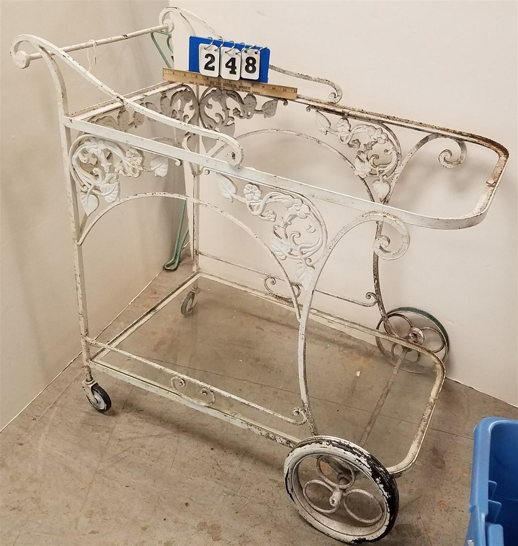 WROUGHT TEA CART: WROUGHT TEA CART