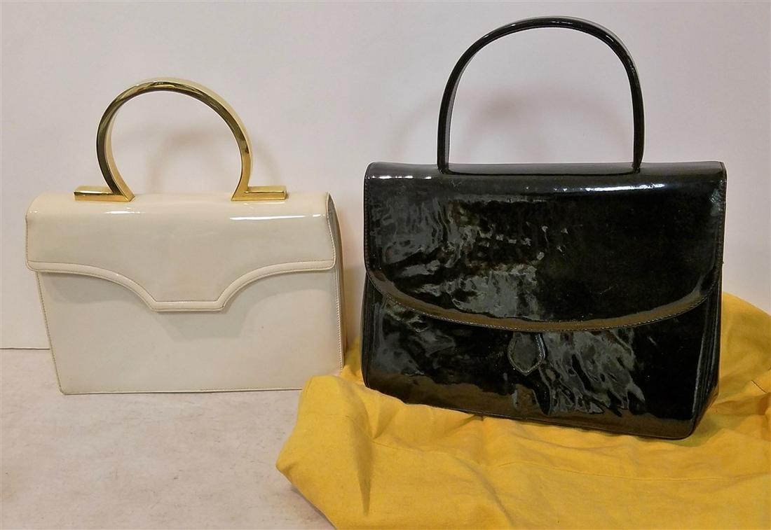 BX 2 PATENT LEATHER PURSES- KORET AND BIERNEN-DAVIS (1 of 1)