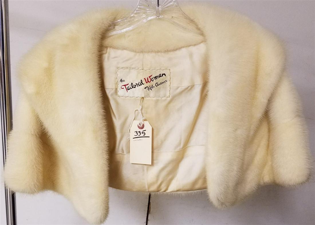 WHITE MINK WRAP: WHITE MINK WRAP