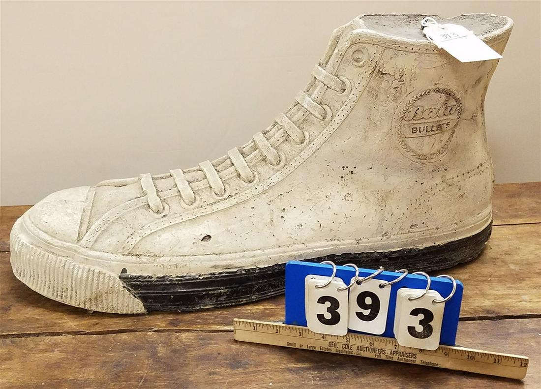 SNEAKER BATS, BULLETS, DISPLAY 12"H 24"LX8.25"W (1 of 1)