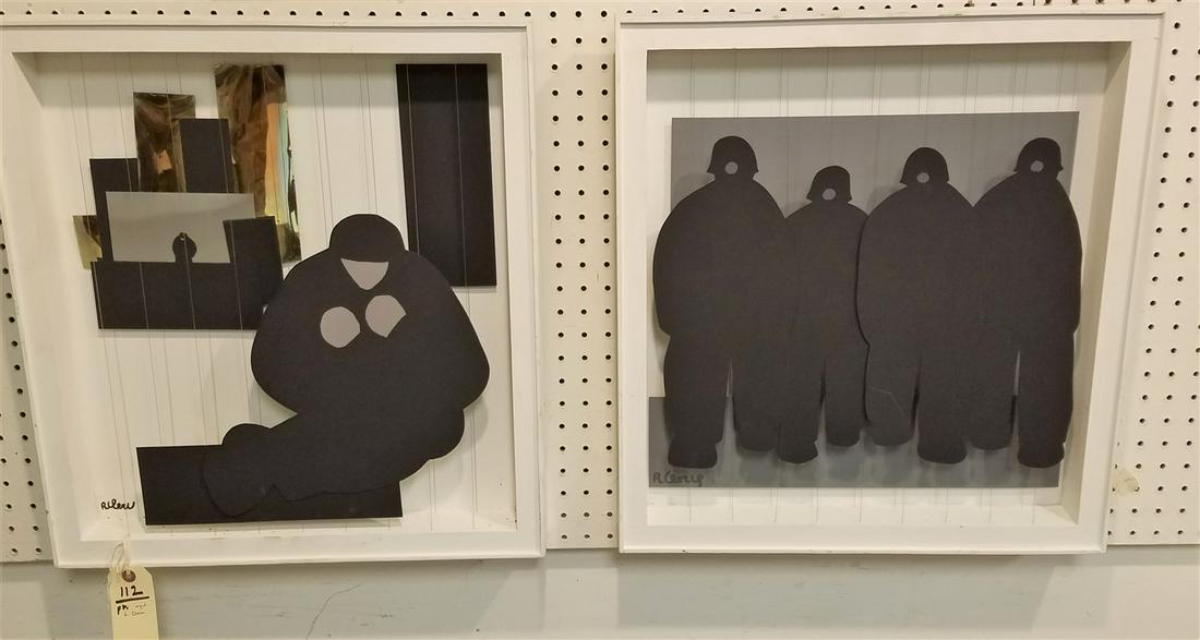 PR. SHADOWBOX ART SGND. R. CLERIE (1 of 4)