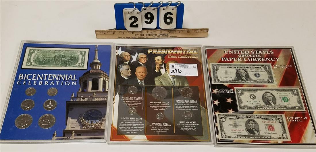 LOT PRES COIN COLL US OBSOLETE PAPER CURRENCY AND (1 of 1)