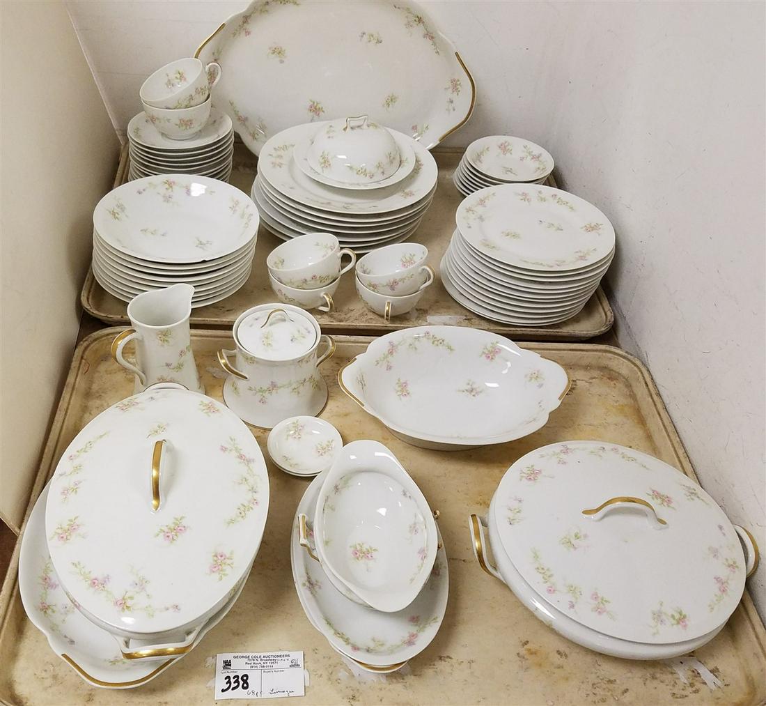 TRAY 68 PCS. LIMOGES DINNER SERVICE (1 of 3)