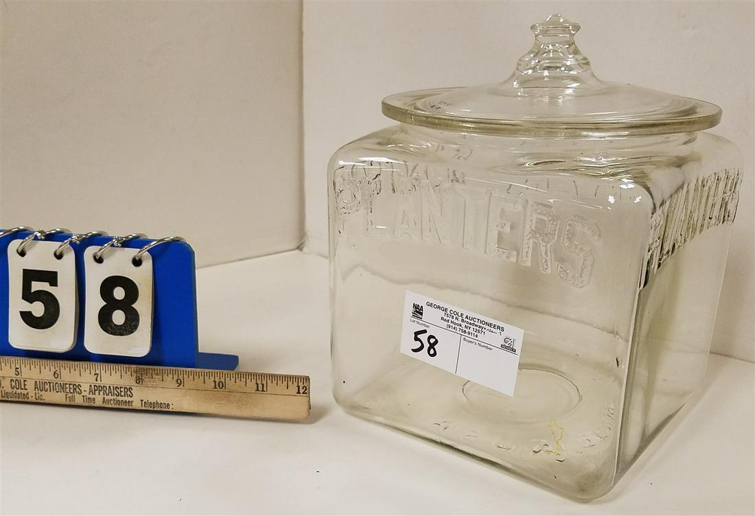 PLANTERS PEANUT JAR: PLANTERS PEANUT JAR
