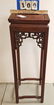 CHINESE MAHOG STAND - 36"H X 12" SQUARE