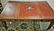 MAHOG. LEATHER TOP PARTNERS DESK, 31"H X 76"W X 49.5"D - 2