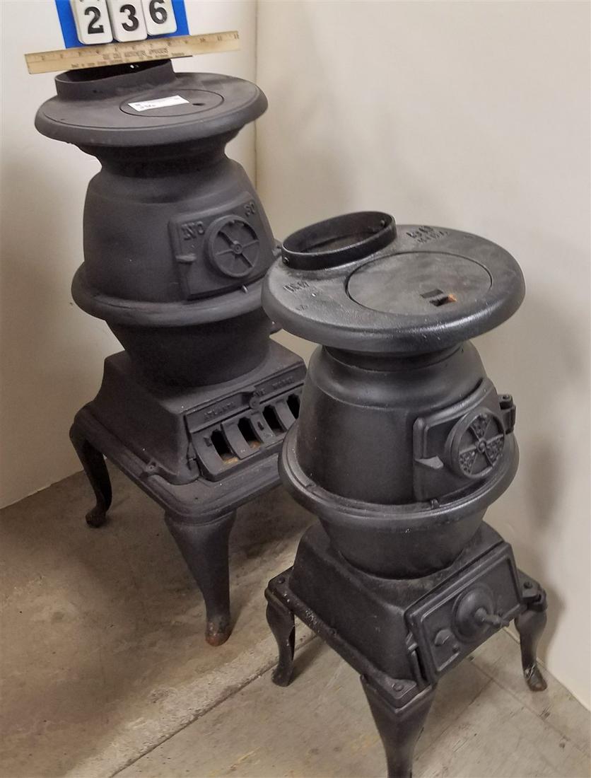 2 CAST IRON STOVES, #60, +50 (1 of 5)