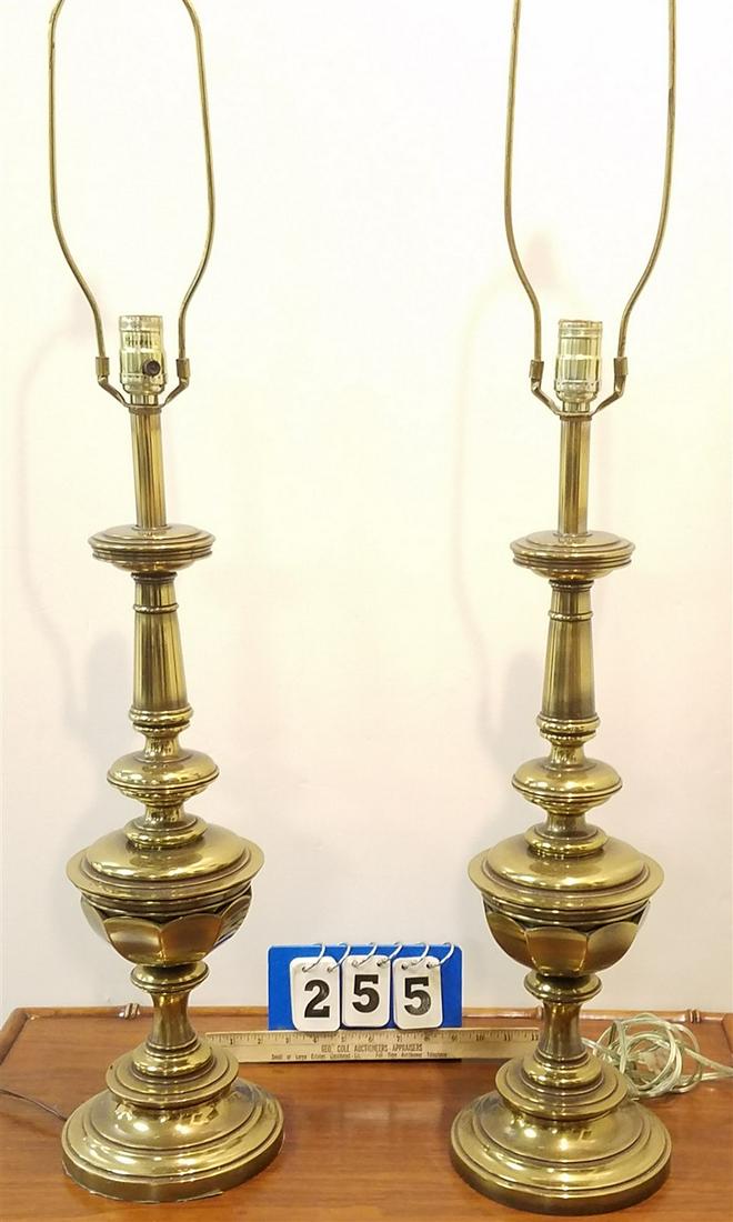 PR. STIFFEL BRASS TABLE LAMPS (1 of 2)