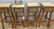 SET 4 FAUX SNAKE SKIN UPHOLS BAR STOOLS - 2