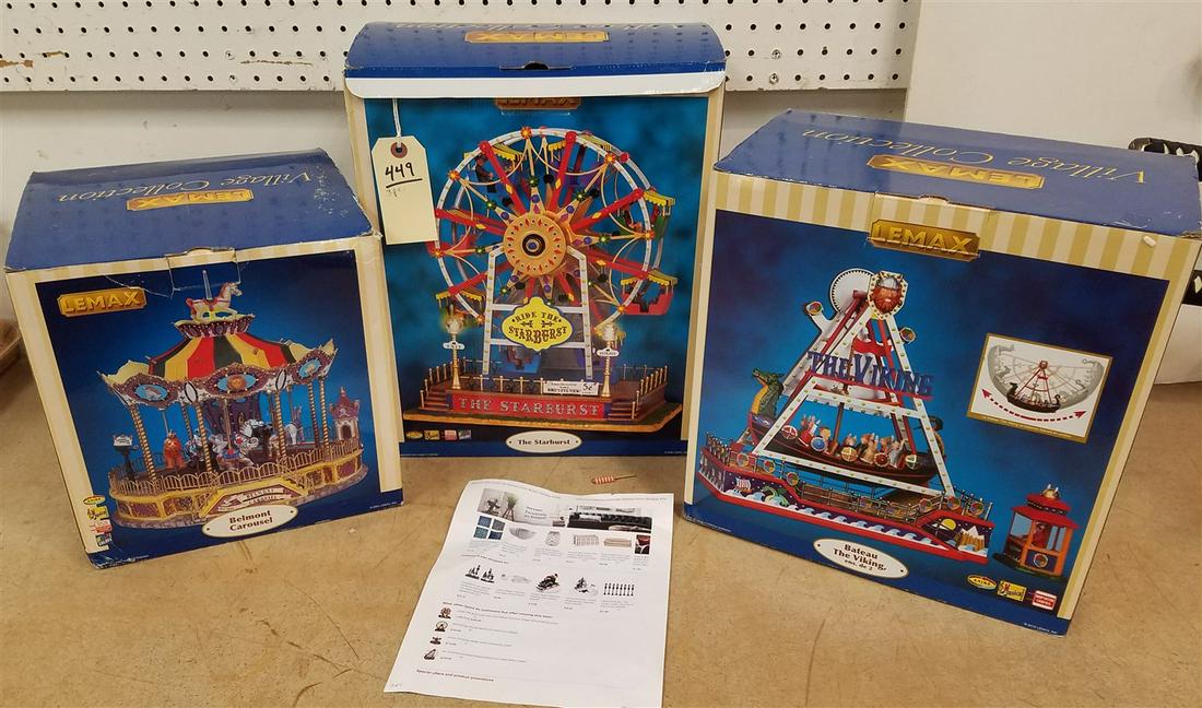 3 BX'D LEMAX VILLAGE COLL.BATEAU THE VIKING, (1 of 1)