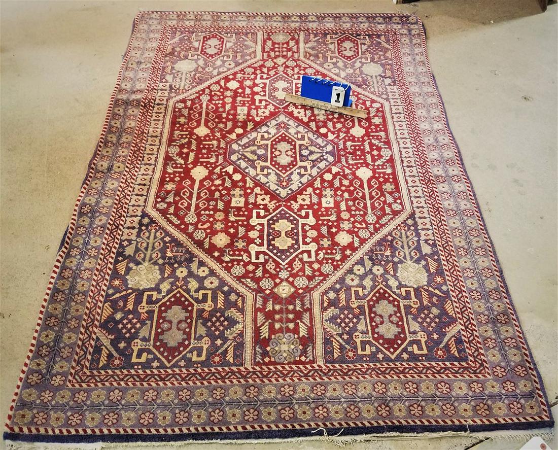 4'x 6'2" PERSIAN CARPET / RUG (1 of 1)