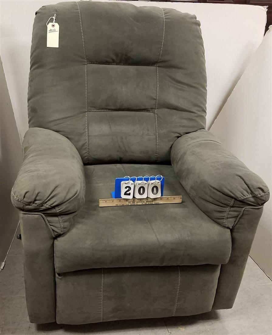 ULTRA SUEDE RECLINER: ULTRA SUEDE RECLINER