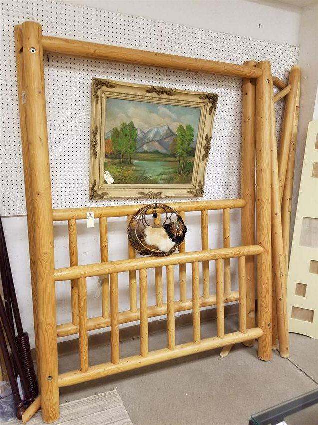 ADIRONDACK CANOPY BED FULL SIZE (1 of 4)