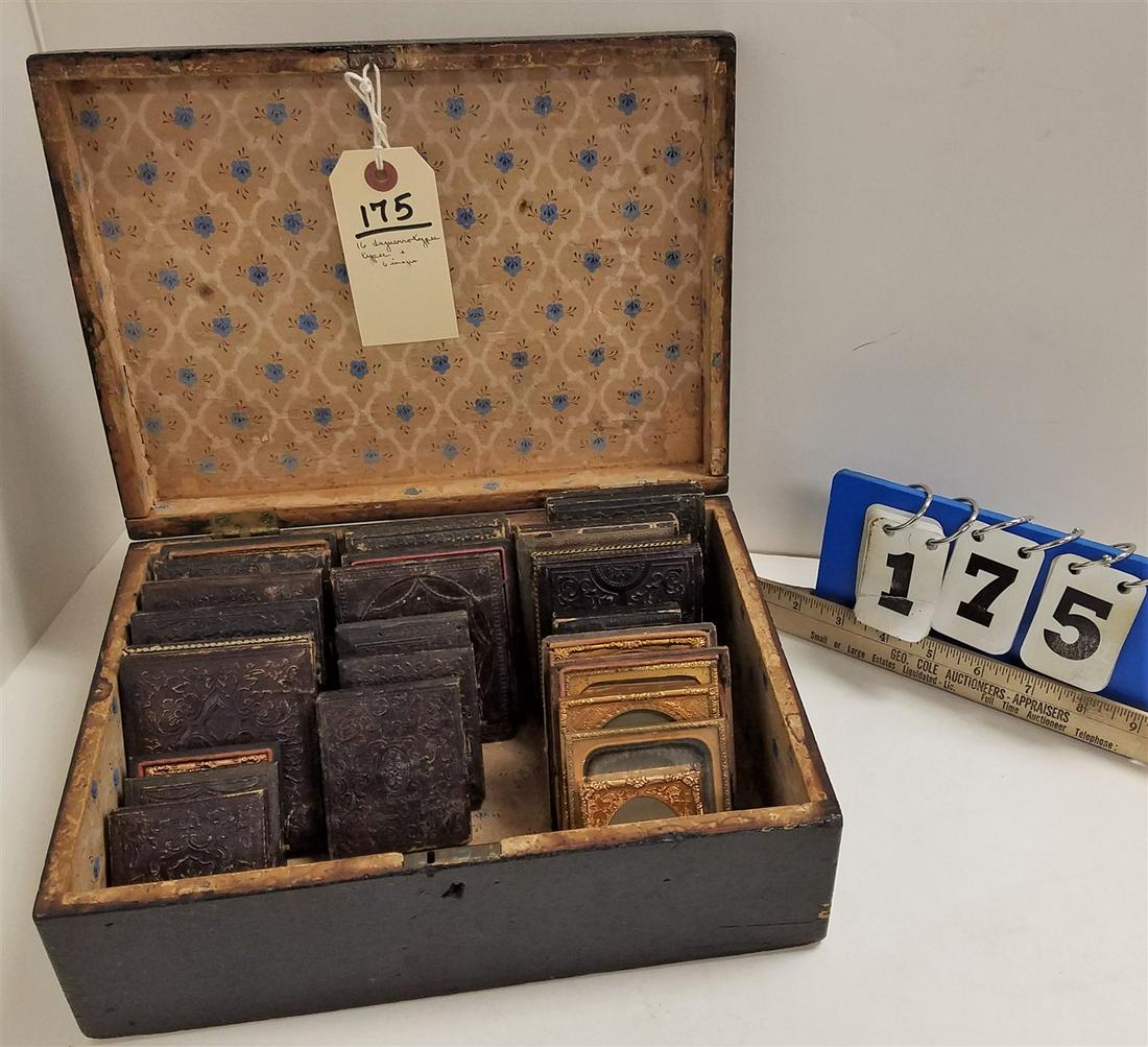 LOT 16 DAGUERREOTYPES IN CASES + 6 IMAGES (1 of 7)