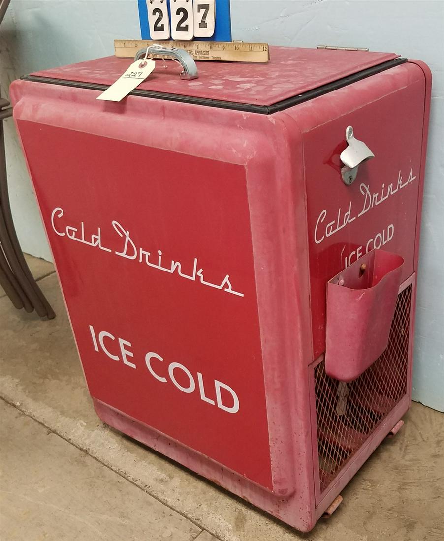 COCA COLA COOLER, 31"H X 23"W X 16"D (1 of 5)
