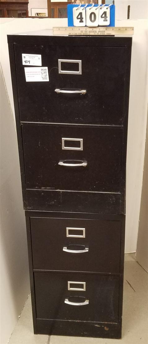 2-2 DRAWER METAL FILE CABINET (1 of 2)
