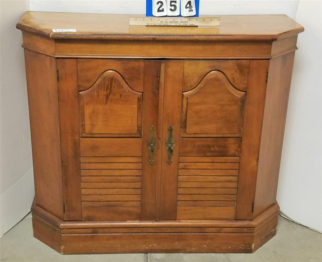 CHERRY 2 DOOR CABINET 33"H X 38"W X 13 1/2"D (1 of 2)