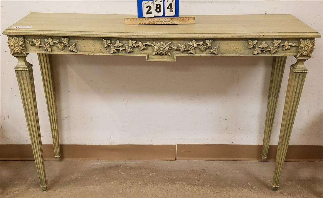 PTD CONSOLE TABLE 32 1/2"H X 49 1/2"W X 13 1/2"D: PTD CONSOLE TABLE 32 1/2"H X 49 1/2"W X 13 1/2"D