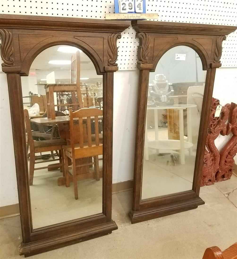 PR OAK FRAMED MIRRORS 54 1/2"H X 28"W (1 of 1)