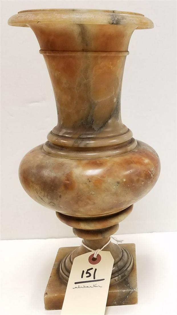 ALABASTER URN, 13": ALABASTER URN, 13"