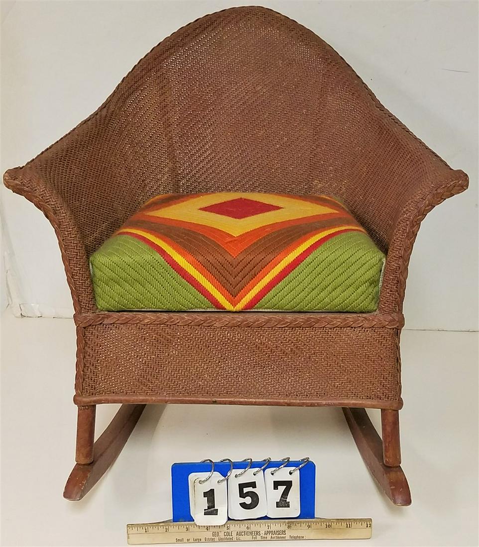 CHILD'S WICKER ROCKER (1 of 2)
