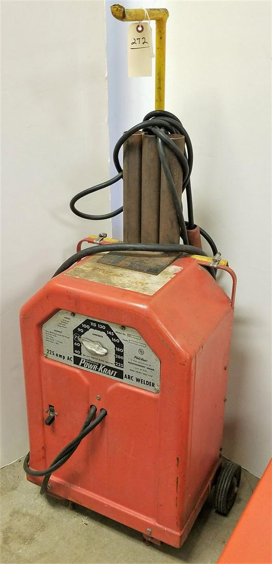 POWER KRAFT 225 AMP ARC WELDER (1 of 1)