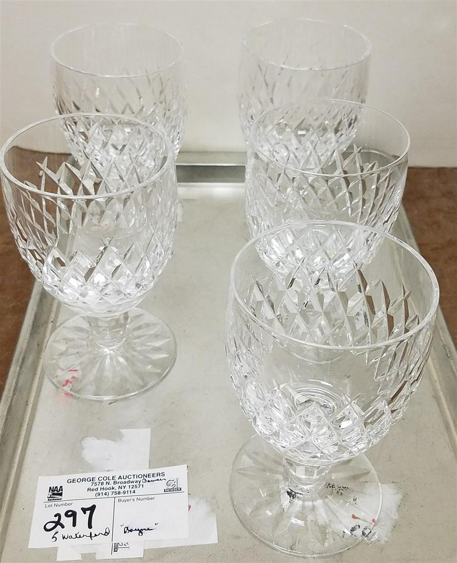 TRAY 5 WATERFORD "BOYNE" STEMWARE (1 of 3)