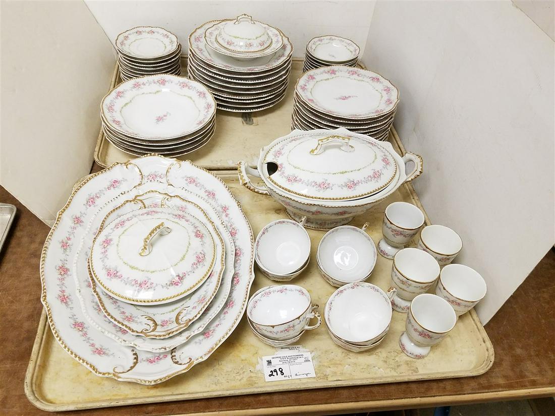 TRAY 66PC. LIMOGES DINNER SERVICE (1 of 2)