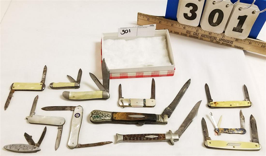 LOT 11 POCKET KNIVES (1 of 1)