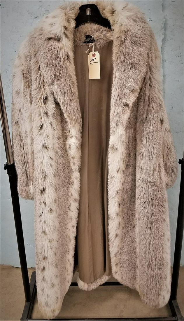LADY SUZETTE FAUX FUR, FULL LENGTH COAT (1 of 3)