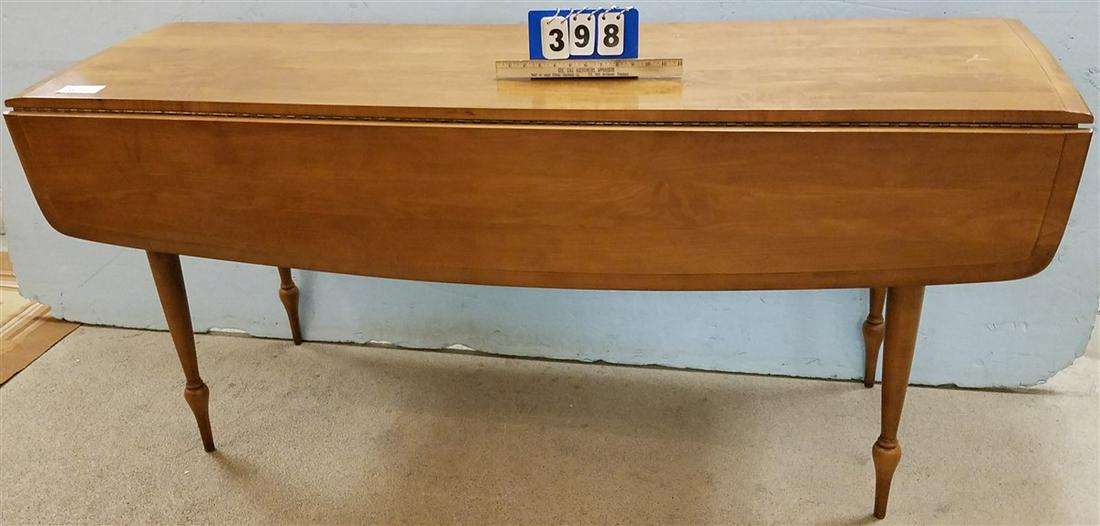 MID-CENTURY MAPLE DROP LEAF HARVEST TABLE, 29"H X (1 of 2)