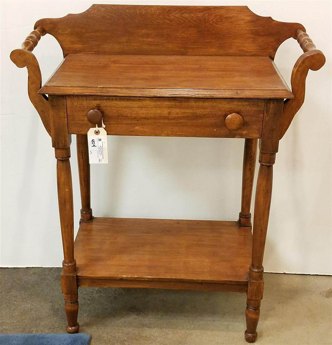 19th c. 1 DRAWER WASH STAND (1 of 1)