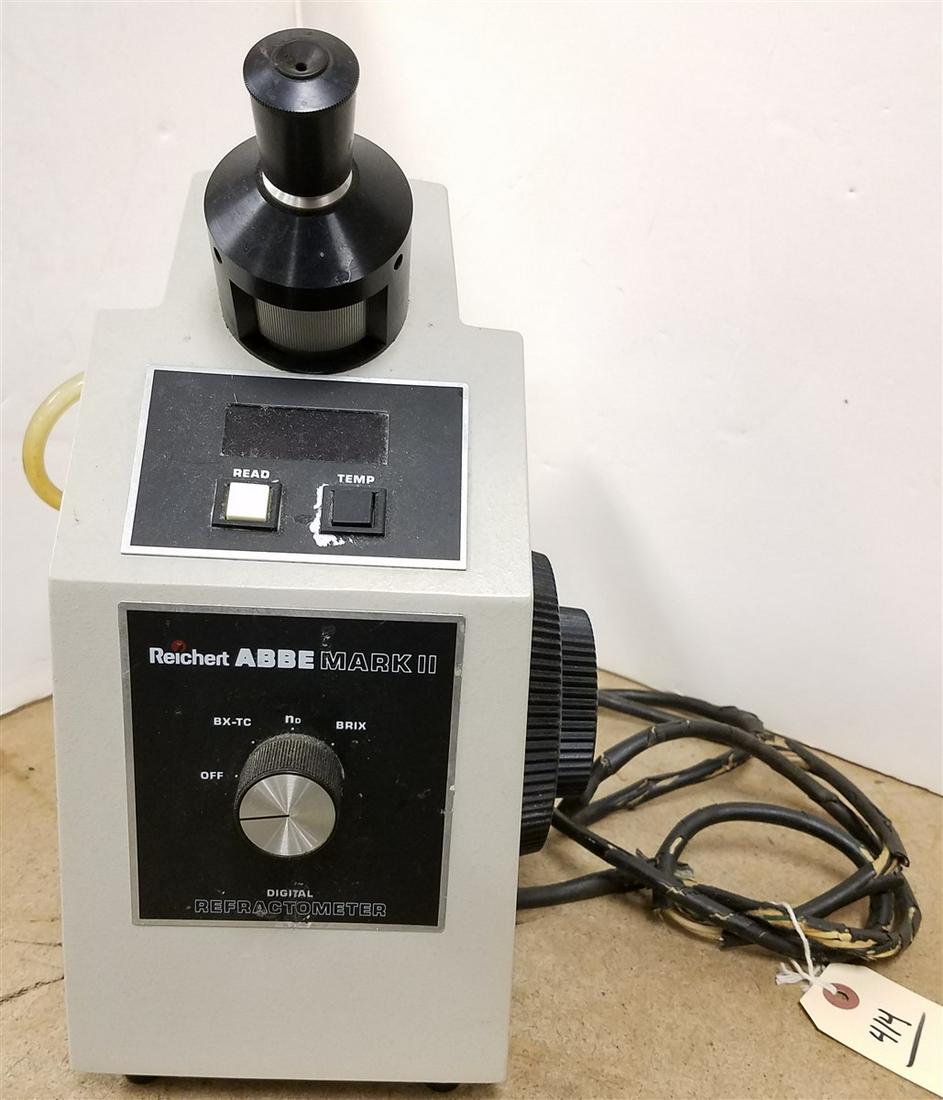 REICHERT ABBE MARK II REFRACTOMETER: REICHERT ABBE MARK II REFRACTOMETER