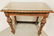 c.1915 CARVED OAK TABLE, 31.5"H X 17"W X 24"D