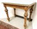 c.1915 CARVED OAK TABLE, 31.5"H X 17"W X 24"D - 2