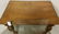 c.1915 CARVED OAK TABLE, 31.5"H X 17"W X 24"D - 3
