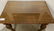 c.1915 CARVED OAK TABLE, 31.5"H X 17"W X 24"D - 4