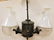 19th c. 2 LIGHT HANGING OIL LAMP