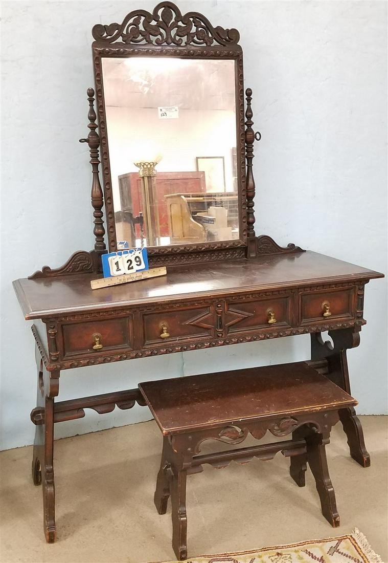 30'S VANITY + BENCH (1 of 4)