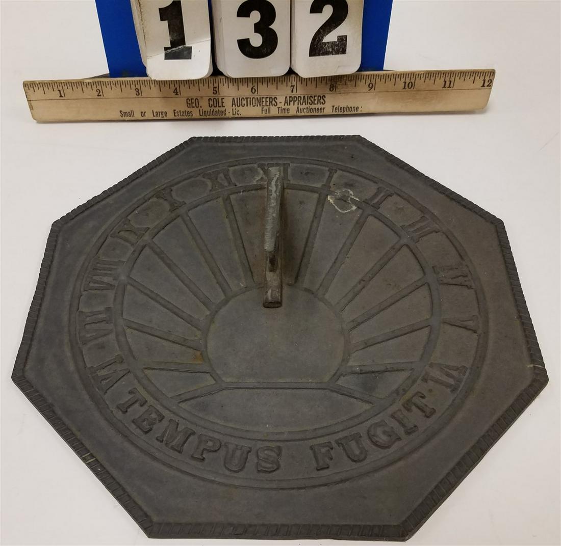 BRONZE SUN DIAL, 10.5" DIAM. (1 of 1)