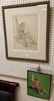 FRAMED ORIG. PIN UP CALENDAR ART PENCIL DRAWING BY GIL