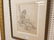 FRAMED ORIG. PIN UP CALENDAR ART PENCIL DRAWING BY GIL - 2