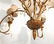 GILT METAL 6 ARM CHANDELIER, 24"H X 36" DIAM. - 2