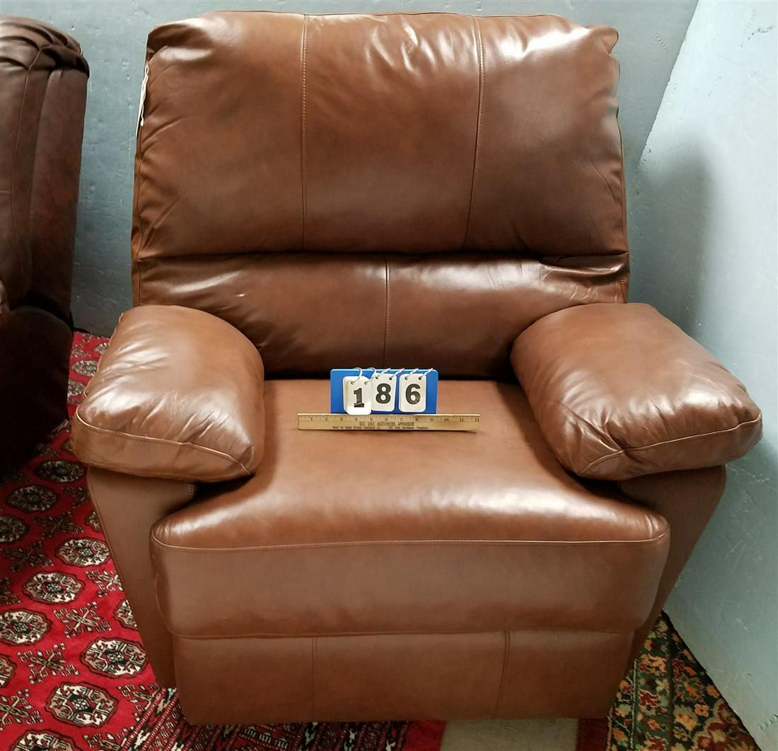 NEW FAUX LEATHER RECLINER: NEW FAUX LEATHER RECLINER