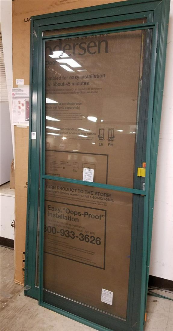3 NEW ANDERSON PRE-ASSEMBLED STORM DOORS W/ SCREENS (1 of 9)