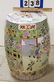 CHINESE PORCELAIN GARDEN SEAT, 19"H X 12" DIAM.
