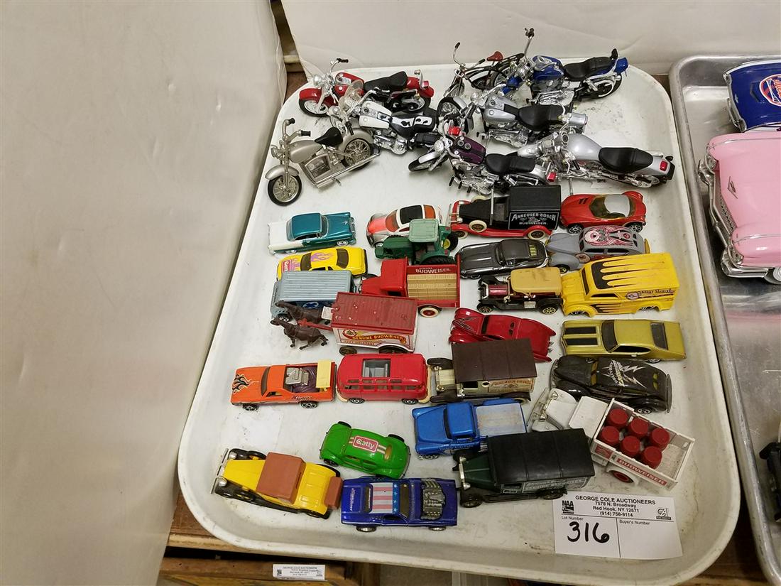 TRAY 25 MINI VEHICLES-HOT WHEELS, LLEDO + 7 (1 of 1)