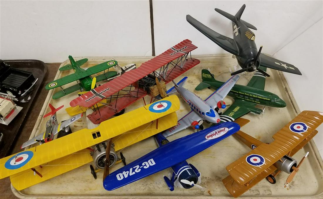 TRAY 9 TOY PLANES-GEARBOX, LIBERTY CLASSICS, ERTL, (1 of 1)
