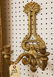 PR GILT METAL CANDLE SCONCES
